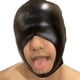 thumbnail image 2 of Cosplay and Sex Toy Head Cover Mask - PU Leather Eye Mask with Show Nose and Mouth - Perfect for Men and Women, 2 of 2