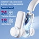 thumbnail image 3 of Ventilador de cuello portátil, ventilador personal sin aspas, recargable, manos libres, 3 velocidades, diseño de auriculares plegables, mini ventilador alimentado por USB para viajes al aire libre, mu, 3 of 7