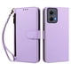 thumbnail image 1 of Funda Tipo Billetera para Motorola Moto edge 5G 2024 con Soporte y Bolsillo con Cierre Morado, 1 of 1
