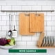 thumbnail image 5 of Juego de 3 tablas de cortar de bambú Freshware con asas, 5 of 5