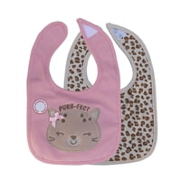 Pumucki - Set 2 Baberos Impermeables Rosado