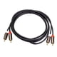 thumbnail image 5 of Cable De Audio De 2 RCA Macho A 2 RCA Macho, Resistente, Auxiliar, Para Altavoces Domésticos, 300 Cm, 5 of 5