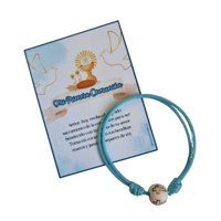 Chiquillos.Cl - Recuerdos Encintados Primera Comunion 12 Hilos + Tarjetas Celeste