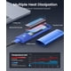 thumbnail image 3 of Carcasa SSD ORICO M.2 NVMe SATA Adaptador USB C 3.2 Gen 2, 3 of 8