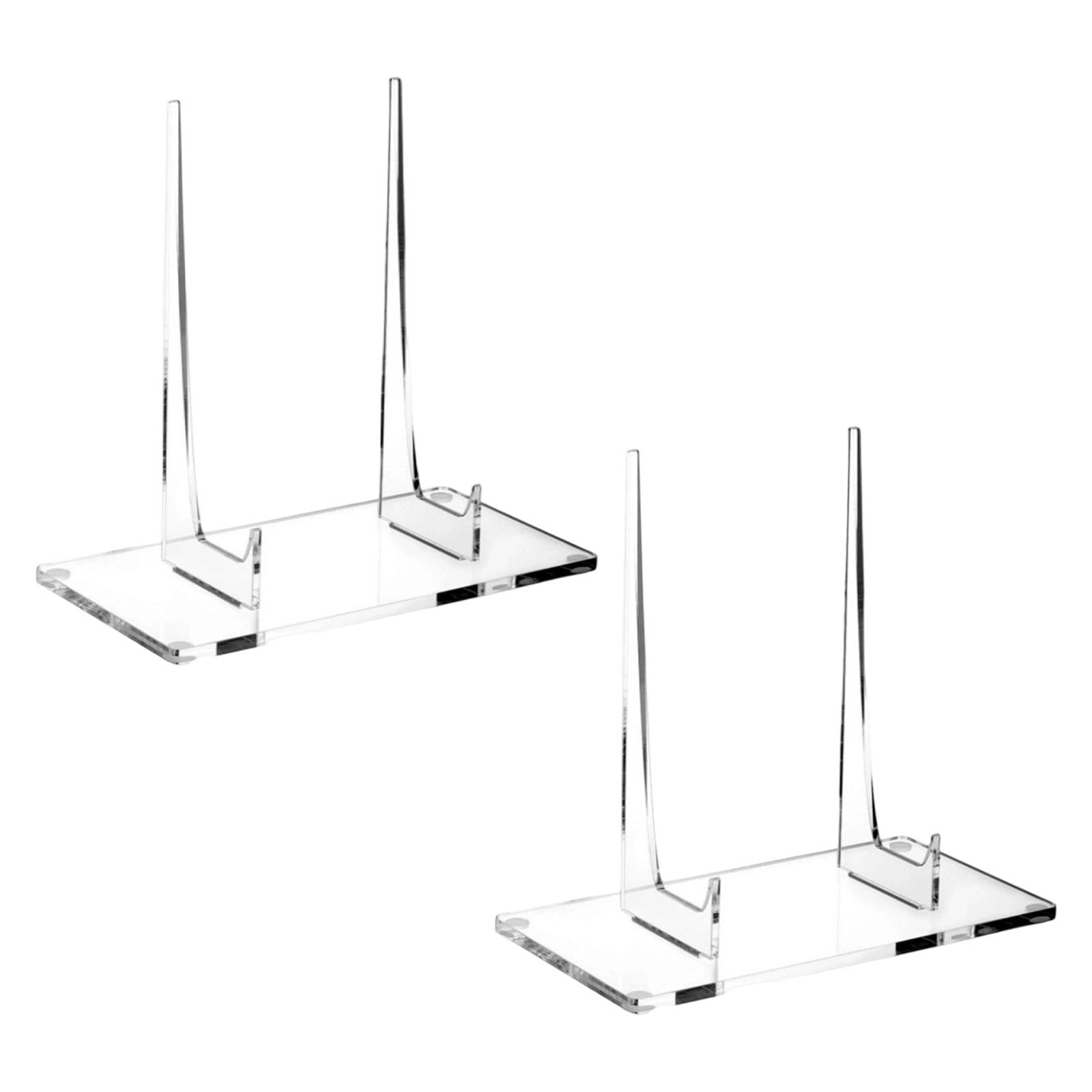 Magideal - 2 Piezas Soporte De Exhibición Para Fotos Portaplatos De Colección Y Atril Para Tabletas Con Diseño Claro Y Versátil Adecuado Para Coleccionistas Y De