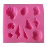 Genérico - Molde Silicona Fondant Caracol Y Concha