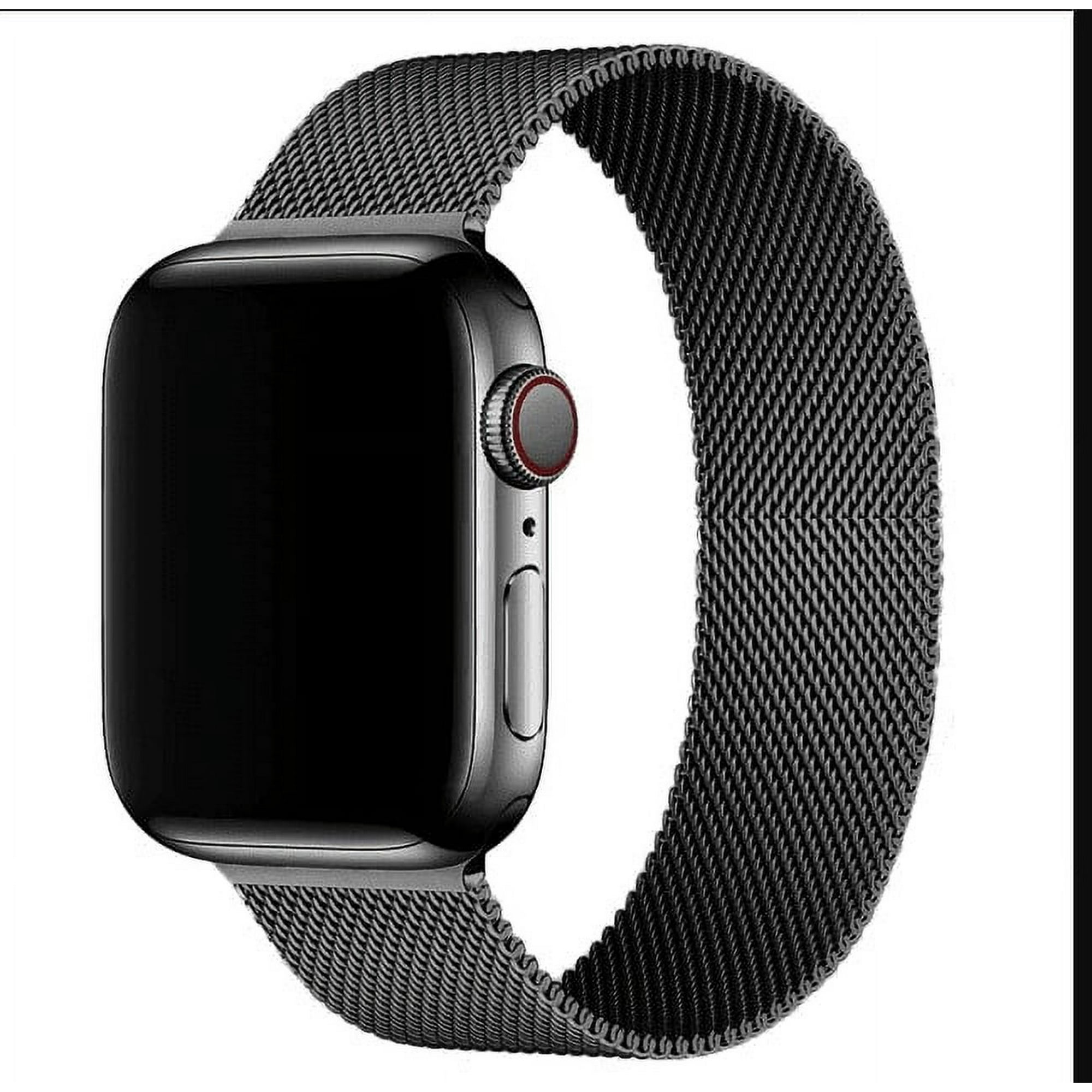 Genérico - Correa Metálica Magnética Para Apple Watch 41mm Negro