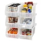 thumbnail image 1 of Contenedores de almacenamiento ReadySpace Organizing, paquete de 6, transparentes, 1 of 7