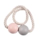 thumbnail image 5 of Cortina De Ventana De Cuentas De Madera Magnética Tie Back Pink + Grey, 5 of 5