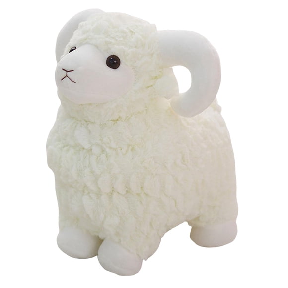 Simulación De Ovejas, Juguetes De Peluche, Almohada Para Dormir Para El Hogar, Sala De Estar, Dulces Regalos, 35 Cm, Blanco