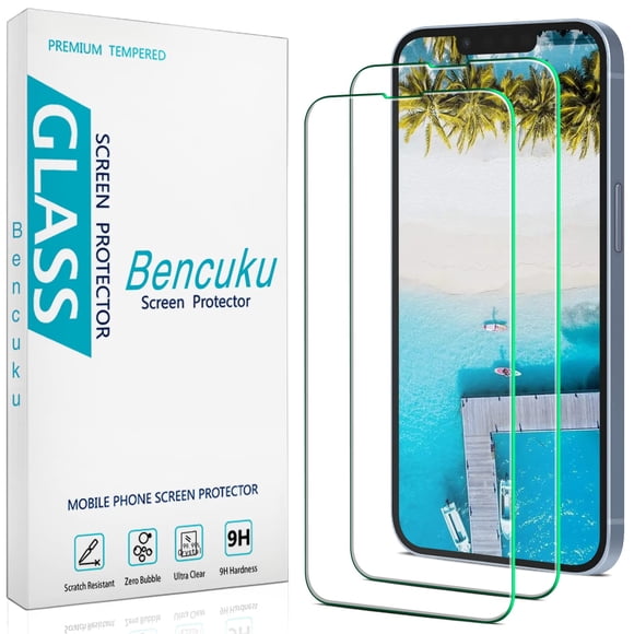 Protector de pantalla Bencuku para iPhone 14 Plus 6,7" (2 unidades)