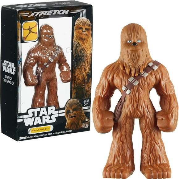 Figura de acción, juguete elástico de Star Wars Chewbacca, 1 paquete
