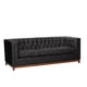 thumbnail image 3 of Sofa Roma 3C Cuero Colorado Negro, 3 of 5