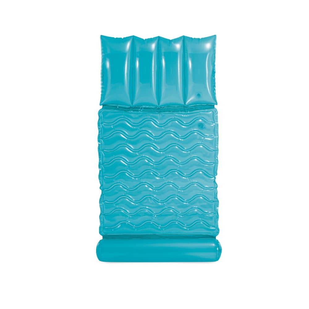 Hamaca Colchoneta Inflable Intex 173x89 Cm Azul
