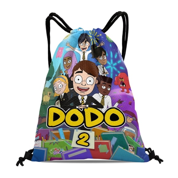 Dodo Mochila de Cuerdas para Deportes y Gimnasio, Bolsa de Cuerdas Resistente al Agua, Bolsa Cinch, 30×40cm