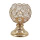 thumbnail image 1 of Candelabros Votivos De Cristal Candelabro Evento De Boda 8.5x11.5cm Dorado, 1 of 5
