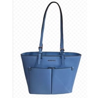 Cartera Michael Kors Womens Jet Set Medium Vegan Leather Top Zip Pocket Tote Bag South Pacific