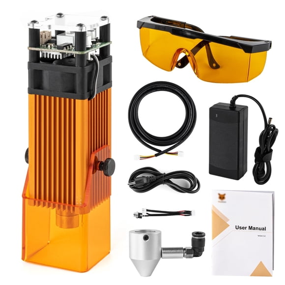 Módulo grabador FoxAlien FA40W de enfoque fijo 10000 mW 450 nm Clase 4