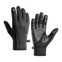 Magideal - , Guantes De Montar Con Pantalla Táctil, Guantes De Invierno Cálidos Y Portátiles, Guantes De Invierno Para Correr, Hombres, Acampar, Conducir, Despla M