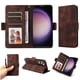 thumbnail image 3 of Carcasa FOXDOCK Samsung Galaxy S23 Plus de cuero PU, diseño acolchado clásico, protección contra caídas y rayones, 3 of 5