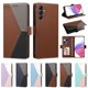 thumbnail image 5 of Funda Cartera Tricolor para Samsung Galaxy A54 5G con Ranuras, Marrón, 5 of 6