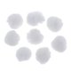thumbnail image 4 of 8 Uds Llavero De Bola De Pompón De Piel Sintética Para Accesorios De Bolso De Sombrero 6cm Blanco, 4 of 5