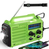 Radio De Emergencia Manivela Solar Rocam Am/Fm/Sw Noaa Con Linterna Led