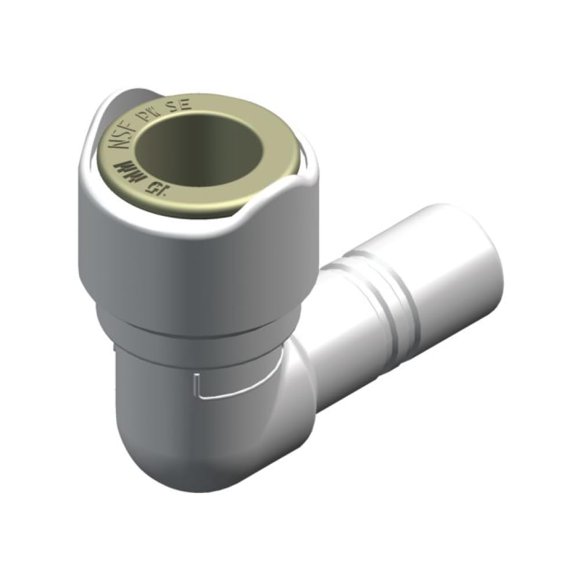 Codo con espiga de 15 mm Whale WX1522B para sistema de tuberías