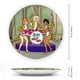 thumbnail image 2 of Josie y las Gatimelódicas Plato decorativo de porcelana fina (bone china), plato decorativo de cerámica para hogar, oficina, soporte de pared, platos decorativos para dormitorio - 6 pulgadas (15 cm), 2 of 6