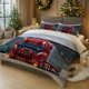 thumbnail image 1 of 3pcs Super Skane Snow Super Card Pattern Set Soft Duvet Cover + 2 Pillowcases, 1 of 1