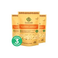 Ambrosia Spa - Pack 3, Almendra Laminada Sin Piel 300Gr
