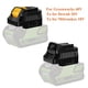 thumbnail image 2 of Para Green*works Baterías de 40V Adaptador de Batería Compatible con para Mil*wau*kee Herramienta Eléctrica de Batería de 18V, 2 of 8