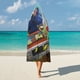 thumbnail image 5 of Los Vecinos Green Manta Capa con Capucha Anti-Bolitas, Manta de Lana Ártica Suave, Manta Portátil de Felpa Ligera y Lujosa, Poncho para Siesta en Casa y Oficina, 100*130cm, 5 of 6