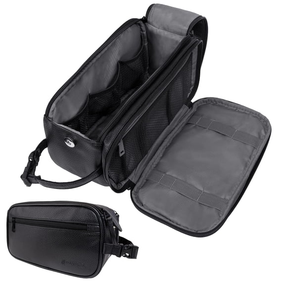 Neceser PAVILIA Travel Essentials Shaving Dopp Kit para hombre