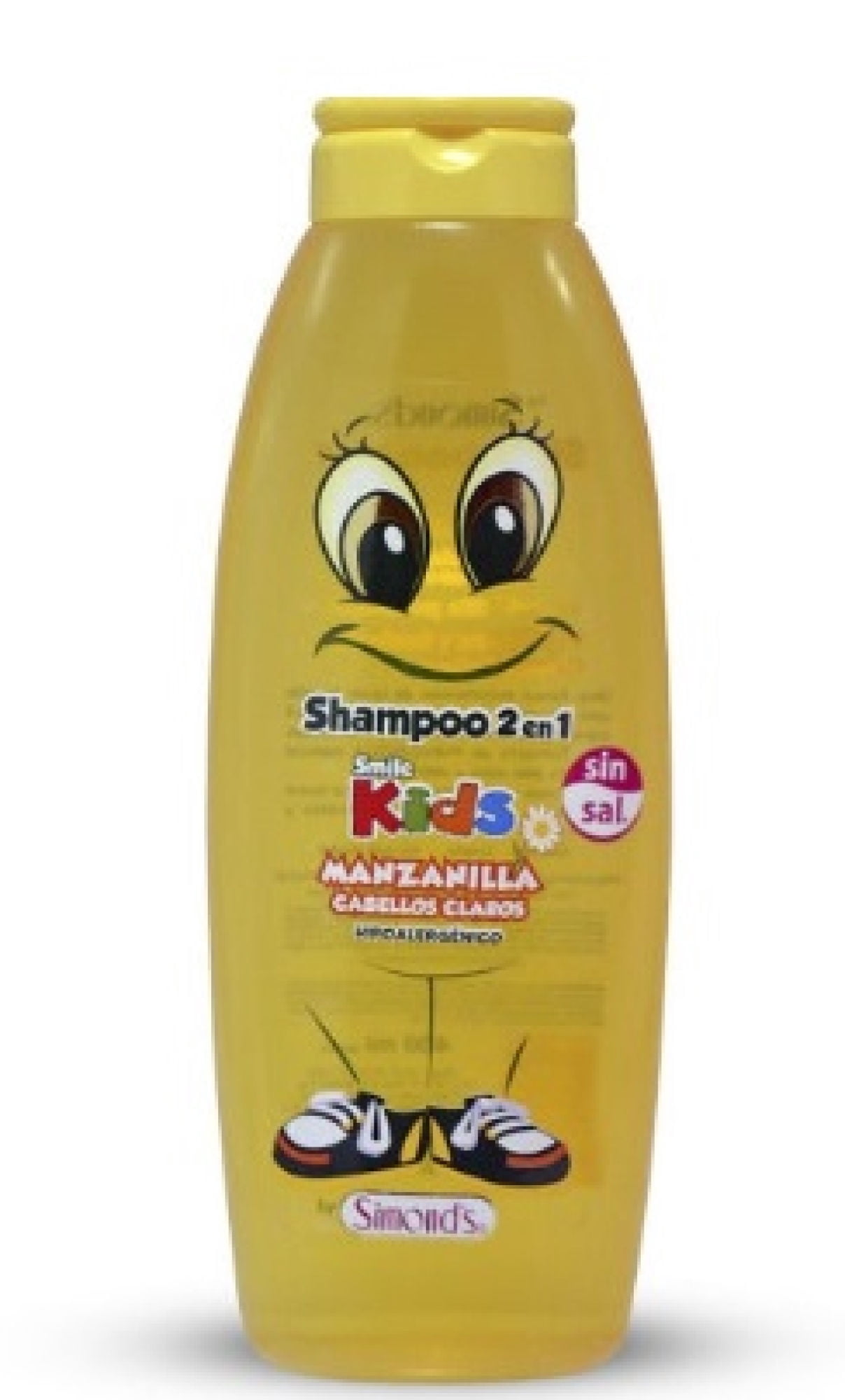 Shampoo Para Niños Smile Kids Aroma Manzanilla Botella 400 ml Simond’s