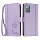 thumbnail image 3 of Funda Cartera Trébol para Samsung Galaxy Note 20 con Ranuras Tarjetas y Carga Inalámbrica Morado claro, 3 of 6