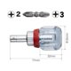 thumbnail image 2 of Destornillador VESSEL TD-6700W-23 de Carraca Corto 7,7 cm, 2 of 5