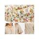 thumbnail image 5 of GRACIA Y GRANDEZA Blusa Floral Ditsy de Talla Grande para Mujer con Lazo Frontal, Cuello en V, Manga con Volantes, Peplum, Blusa de Verano Babydoll 1X Beige, 5 of 6