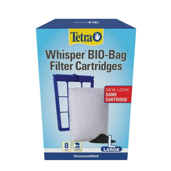 Cartuchos de filtro Tetra Whisper Bio-Bag, 8 unidades, para acuarios
