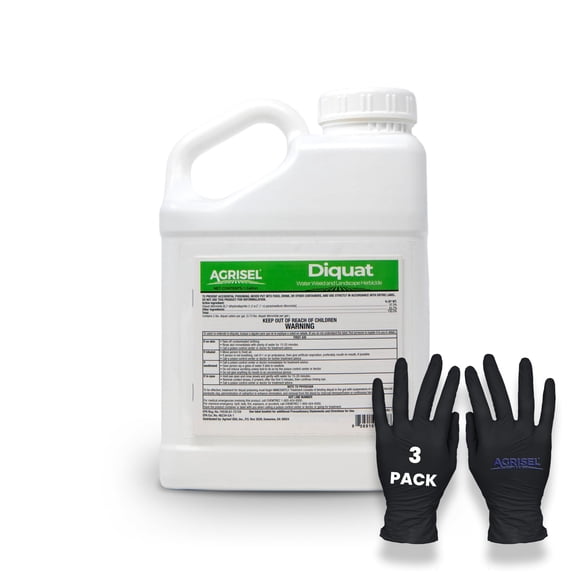 Herbicida Agrisel Diquat 3 piezas de guantes 3,8 L
