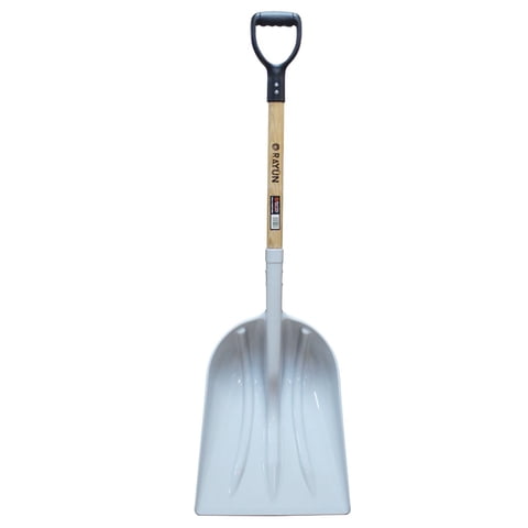 Pala Sanitaria Plástica Mango Madera Rayun