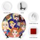 thumbnail image 3 of Plato Decorativo de Porcelana Fina Desmarcar Super Hero Girls 15 cm, 3 of 6