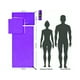 thumbnail image 3 of Set 3 Toallas Baño Viaje Microfibra Secado Rápido Violeta, 3 of 3