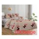 thumbnail image 1 of Cubrecama Quilt King Verano Reversible - Beige Claro Mariposa HX090, 1 of 1