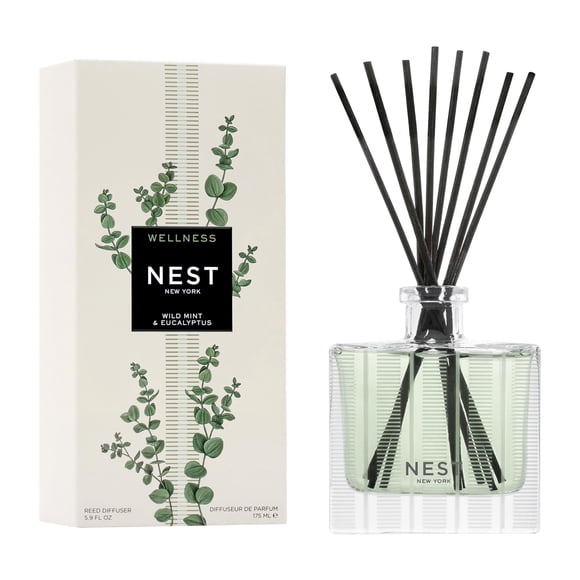Difusor Reed NEST New York de menta silvestre y eucalipto 175 ml