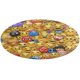 thumbnail image 1 of Emoji Alfombra Redonda de Felpa Coral, Antideslizante, No Desprende Pelusas, Lavable y Duradera para Salón, Dormitorio y Habitación de Niños 60cm, 1 of 6