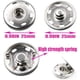 thumbnail image 4 of Broches grandes para coser, botones grandes para coser, 12 juegos, botones a presión de metal grandes, botones a presión para coser ropa, plateados y negros (tamaño grande: 25 mm), 4 of 7