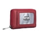 thumbnail image 1 of Cartera de cuero para tarjetas de crédito, con cremallera tipo acordeón, tarjetero RFID, monedero pequeño con ventana para identificación, 1 of 6