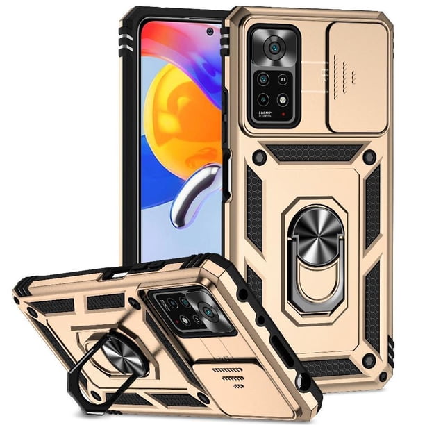 Estuche GANGXUN para Xiaomi Redmi Note 12 Pro 4G, soporte giratorio 360°, estilo mecánico y magnético