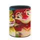 thumbnail image 3 of Leo y Tig-theme Cylinder Pen Holder Pencil Organizer with Flannel Lining PVC Leather Material Cardboard Base for study work 10*8CM, 3 of 6